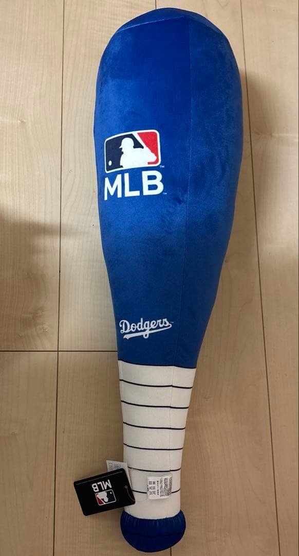 ドジャースDodgersぬいぐるみバット＆ボールセット+大谷デコピンステッカー