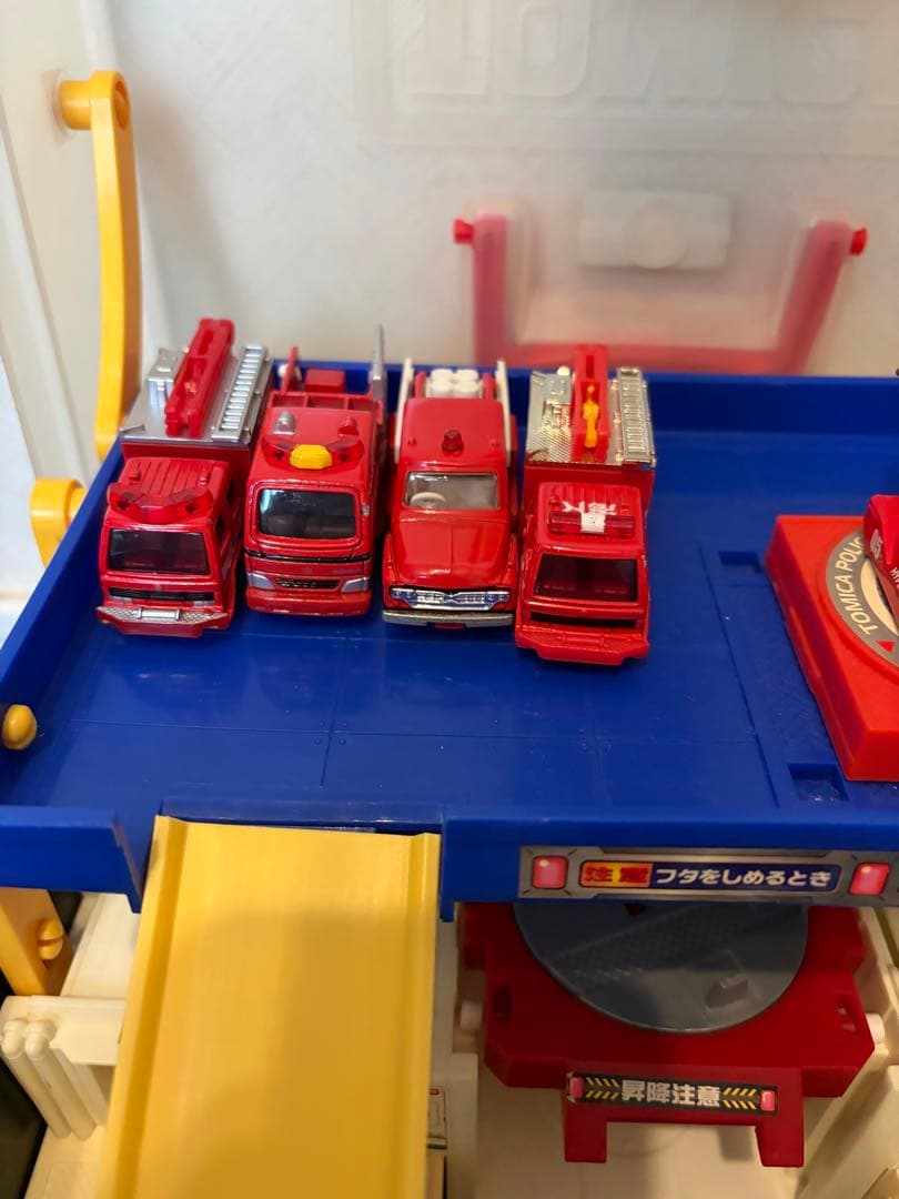 Vintage TOMICA 消防・警察・救急　セット【ポリスボックス付】