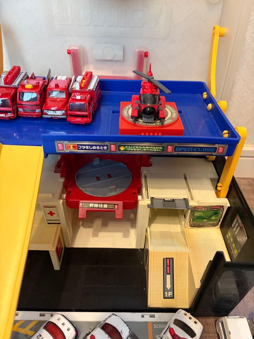 Vintage TOMICA 消防・警察・救急　セット【ポリスボックス付】