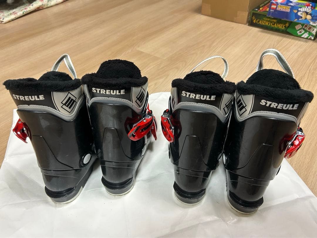 Salomon Drive 2 スキー赤黒　セット