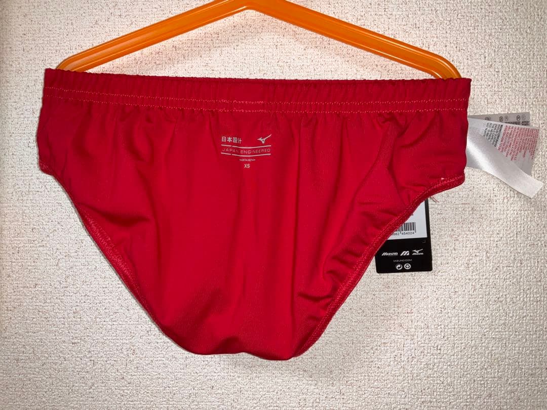 【新モデル】 MIZUNO ハイレグレーシングブルマ(赤Sサイズ)