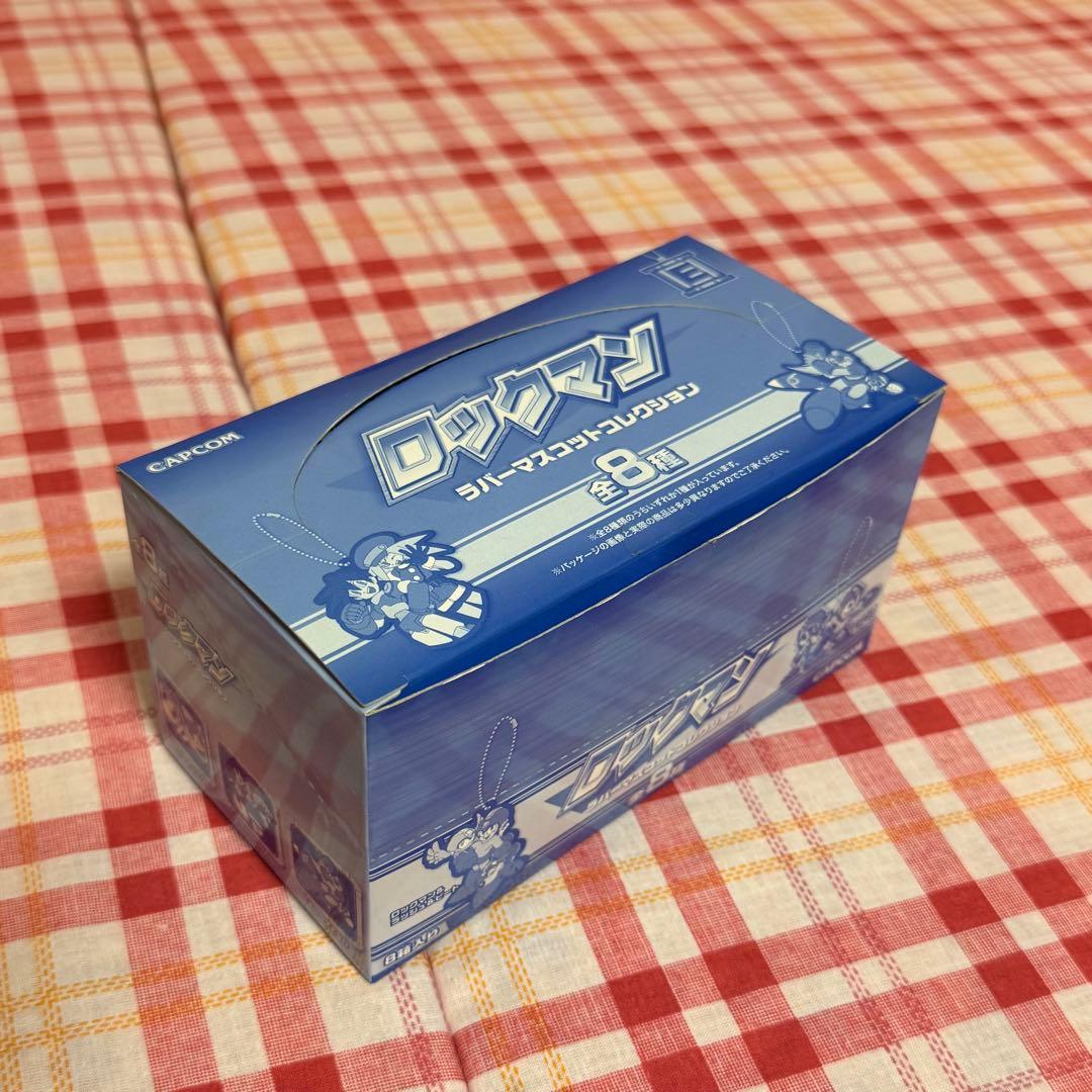 B1 完品未使用 ロックマン ラバーマスコットコレクション 8個入りＢＯＸ
