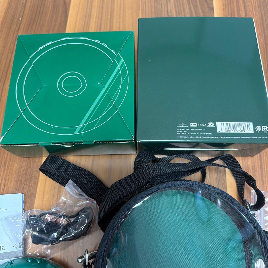 ミセスグリーンアップル　ポータブルCDプレイヤー　バッグ　ヘッドホン3点セット