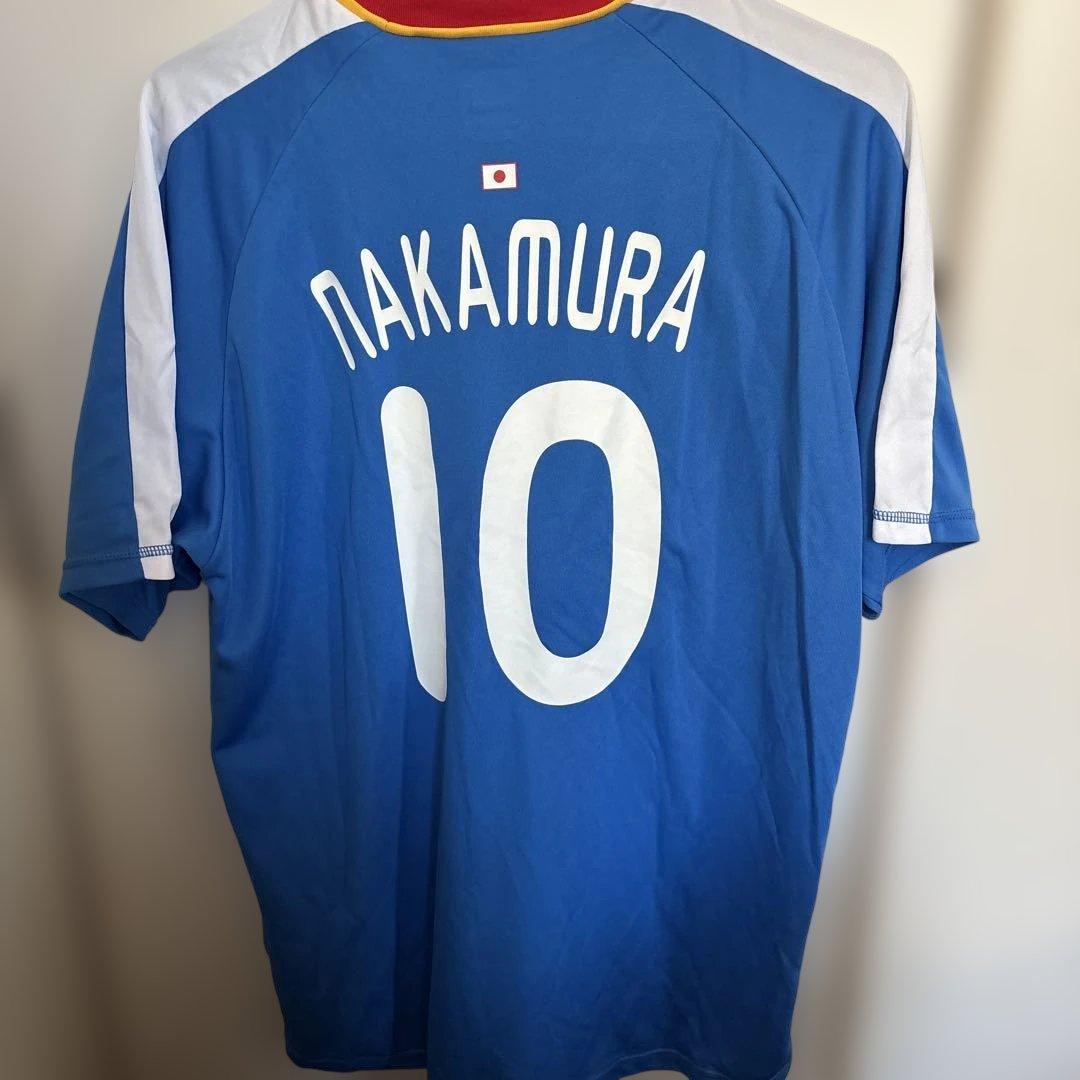 日本代表 中村俊輔 10番 サムライブルー Mサイズ ゲームシャツ サッカー