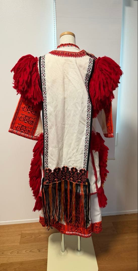 民族衣装 フォークダンス衣装 北マケドニア風 ハンドメイド 4点セット