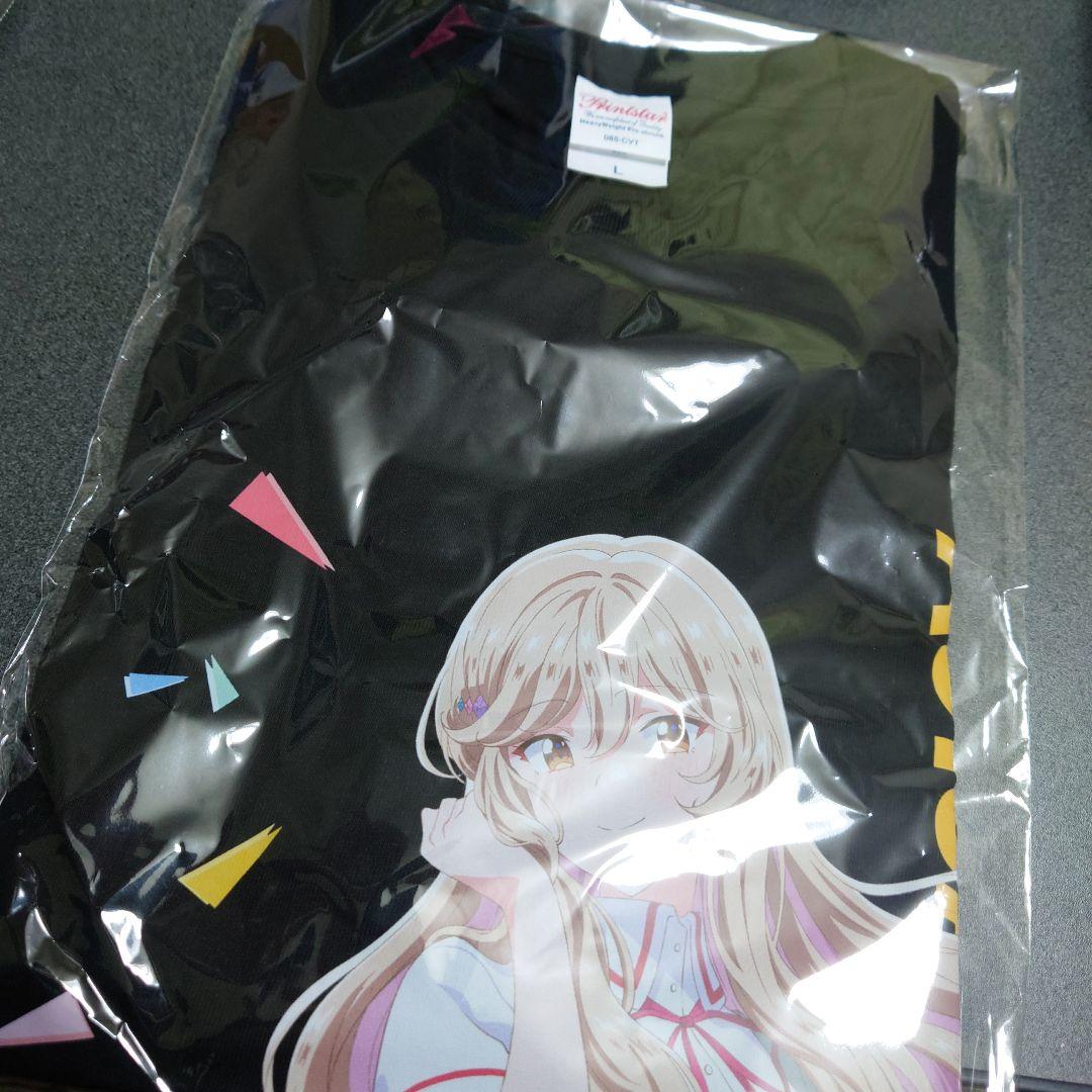 キャラtシャツ　わたなれ展Ver　瀬名紫陽花　Ｌサイズ