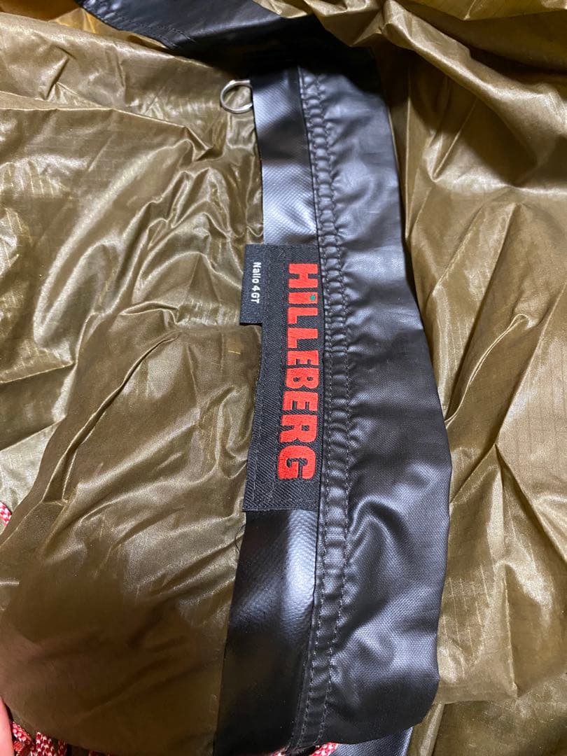 週末値下げ！　HILLEBERG Nallo 4 GT サンド　　フットプリント