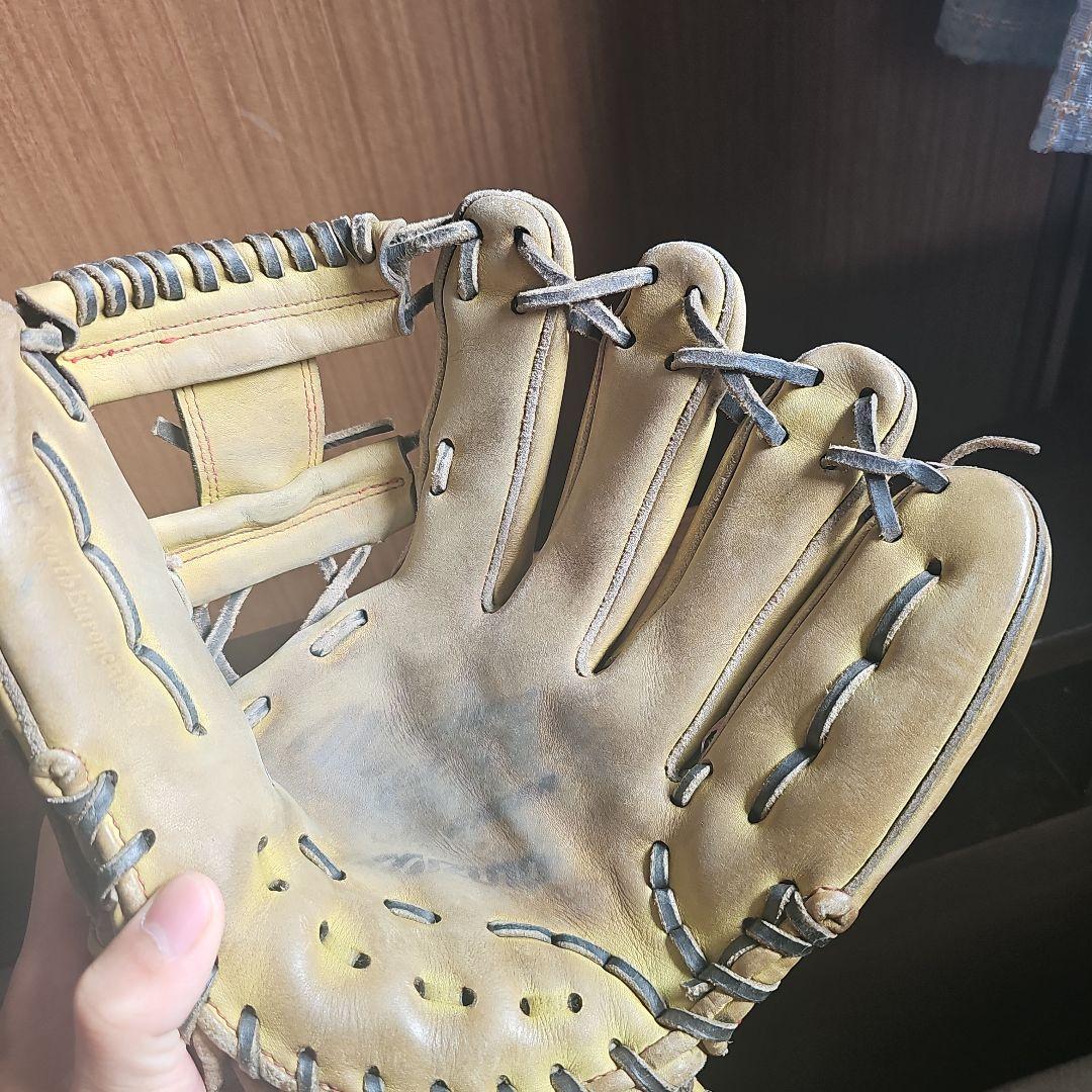 Mizuno ベージュ 右投げ用グローブ