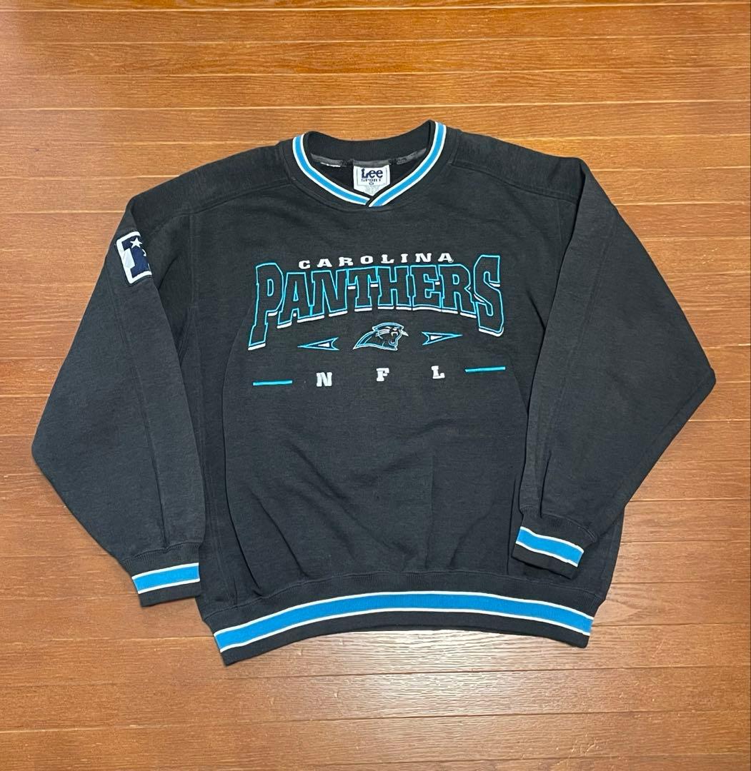 【激レア】90s Lee NFL パンサーズ 刺繍 スウェット リブライン M