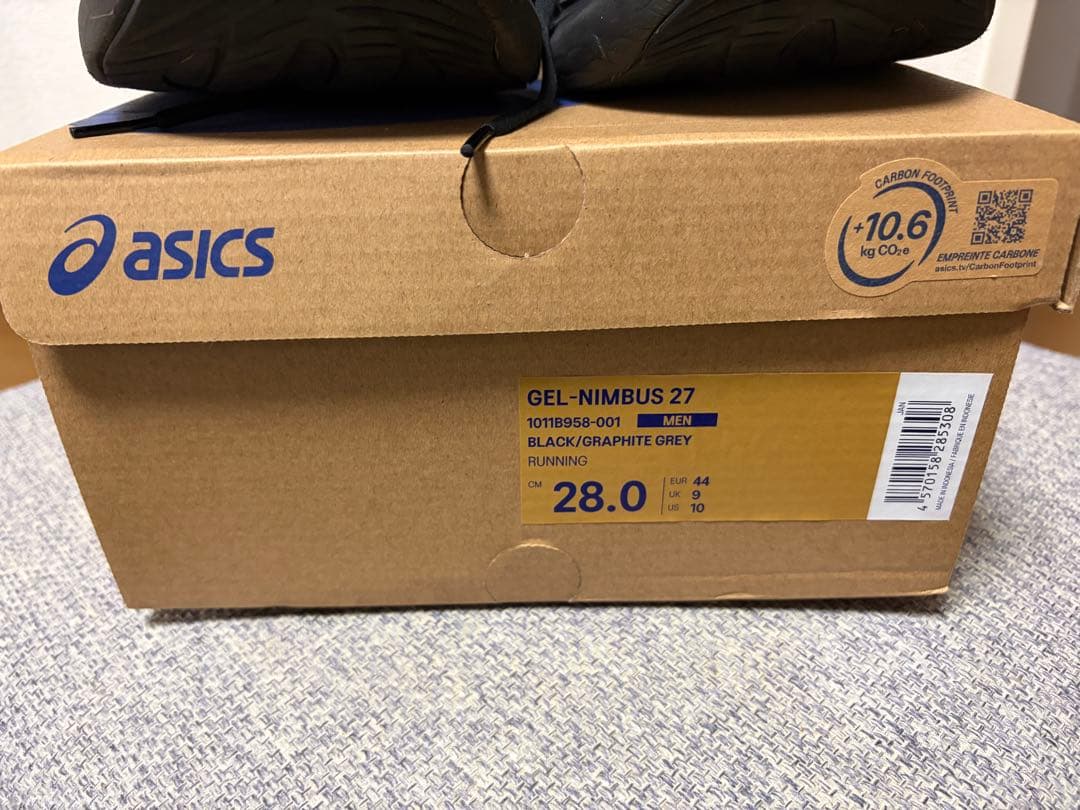 アシックス asics ゲルニンバス27 gel nimbus 28.0cm