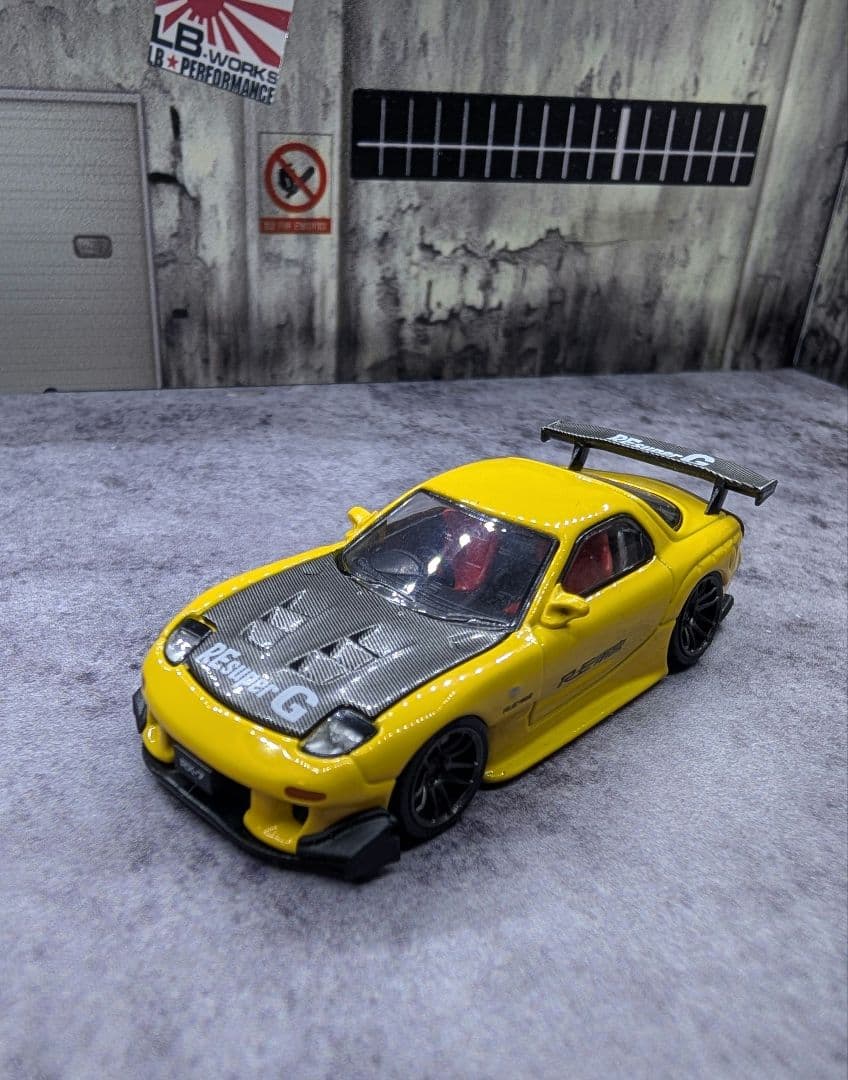 pop race 1/64 MAZDA (FD3S) RE雨宮 RX-7 [改]