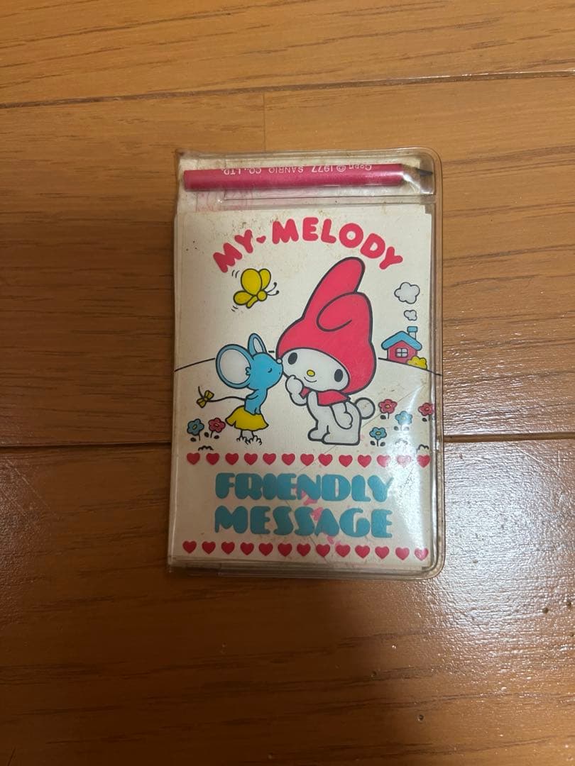 サンリオ　マイメロディー　レトロ　ミニレターセット　1976年
