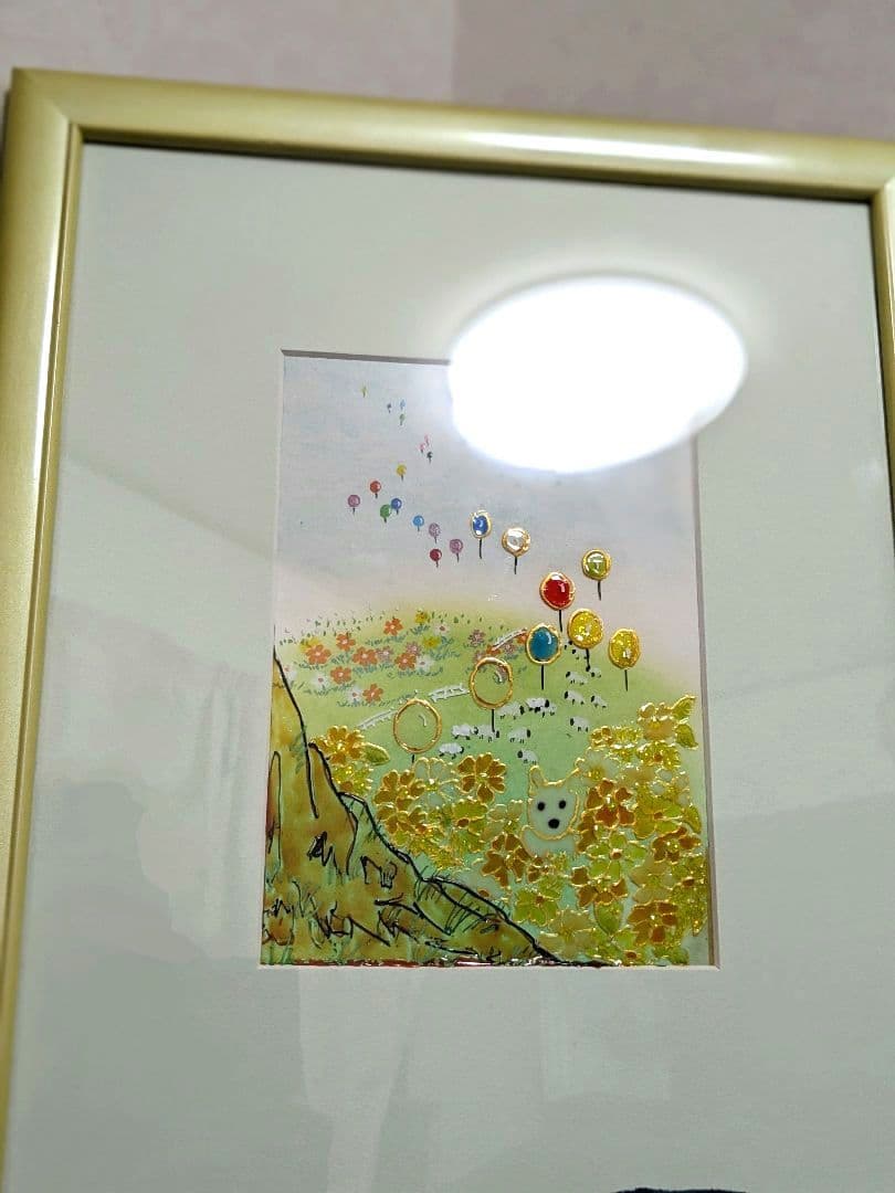 絵画 壁掛け 永森一郎 額縁