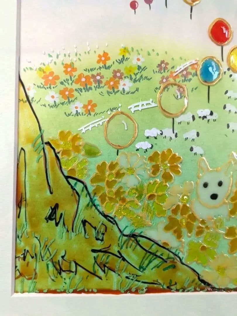 絵画 壁掛け 永森一郎 額縁