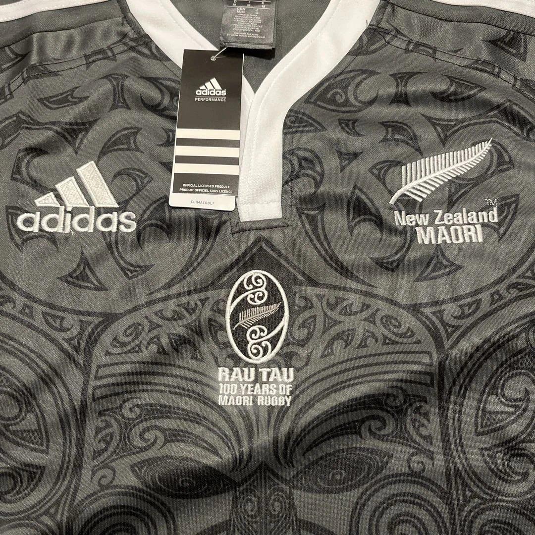 アディダスadidasマオリ100周年記念TシャツOオールブラックスMAORI