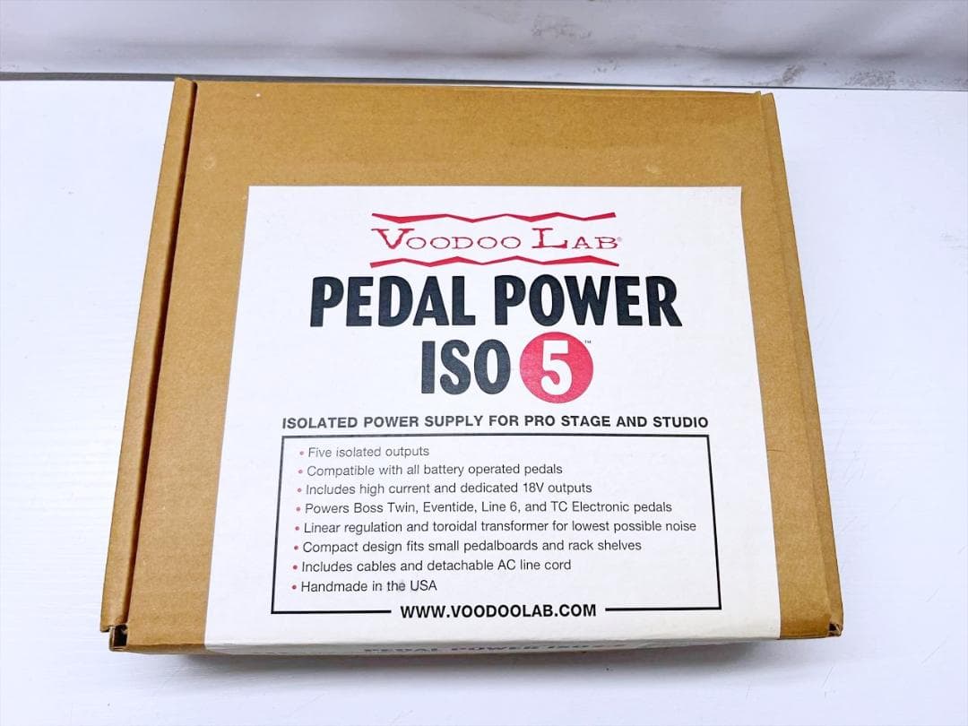 動作品　美品　ブードゥーラブ　PEDAL　POWER　ISO-5　パワーペダル
