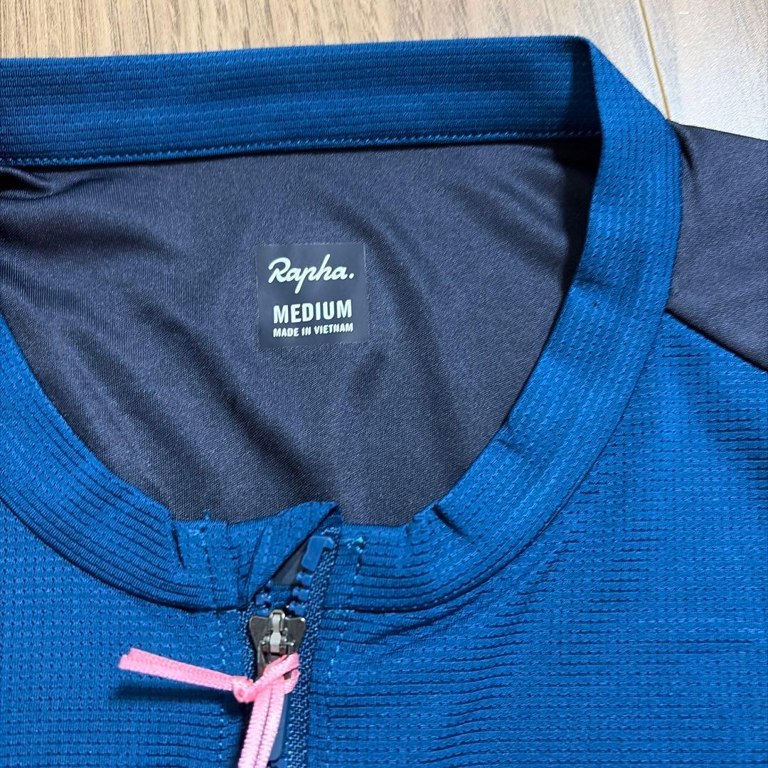 ラファ rapha プロチームトレーニングジャージ　新品　メンズM ネイビー
