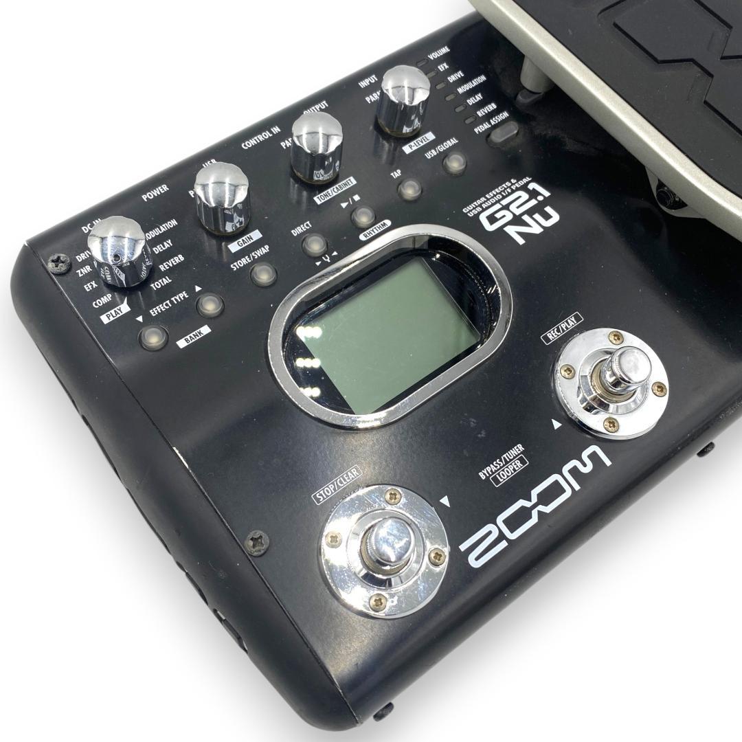 【動作確認済】ZOOM マルチエフェクター G2.1 Nu 純正アダプター付