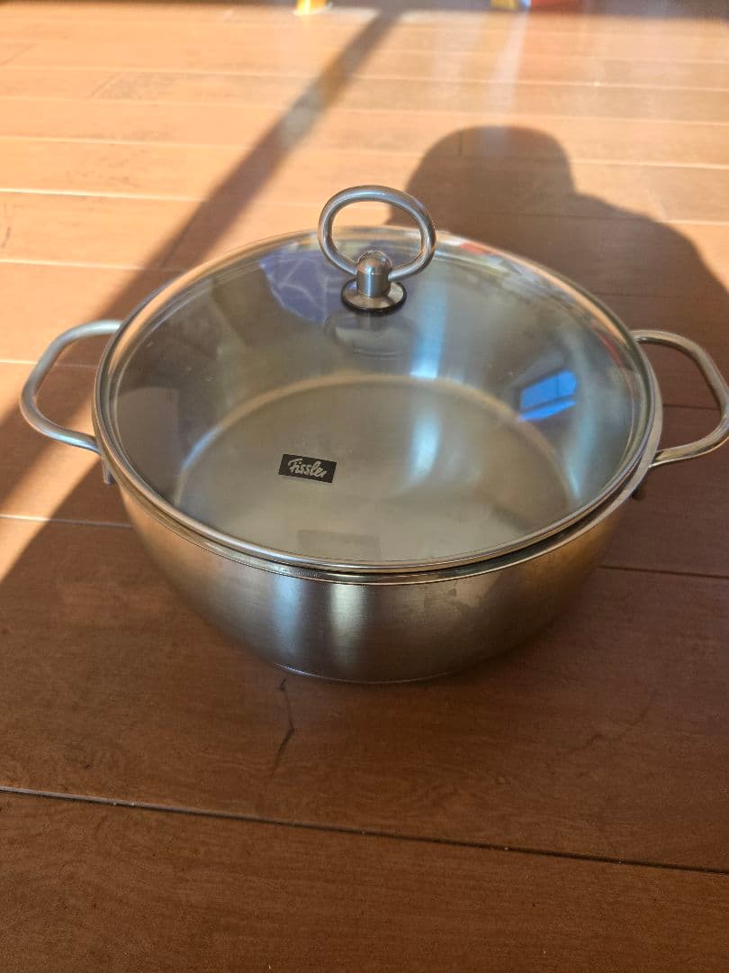 Fissler ステンレススチール 両手鍋 中型