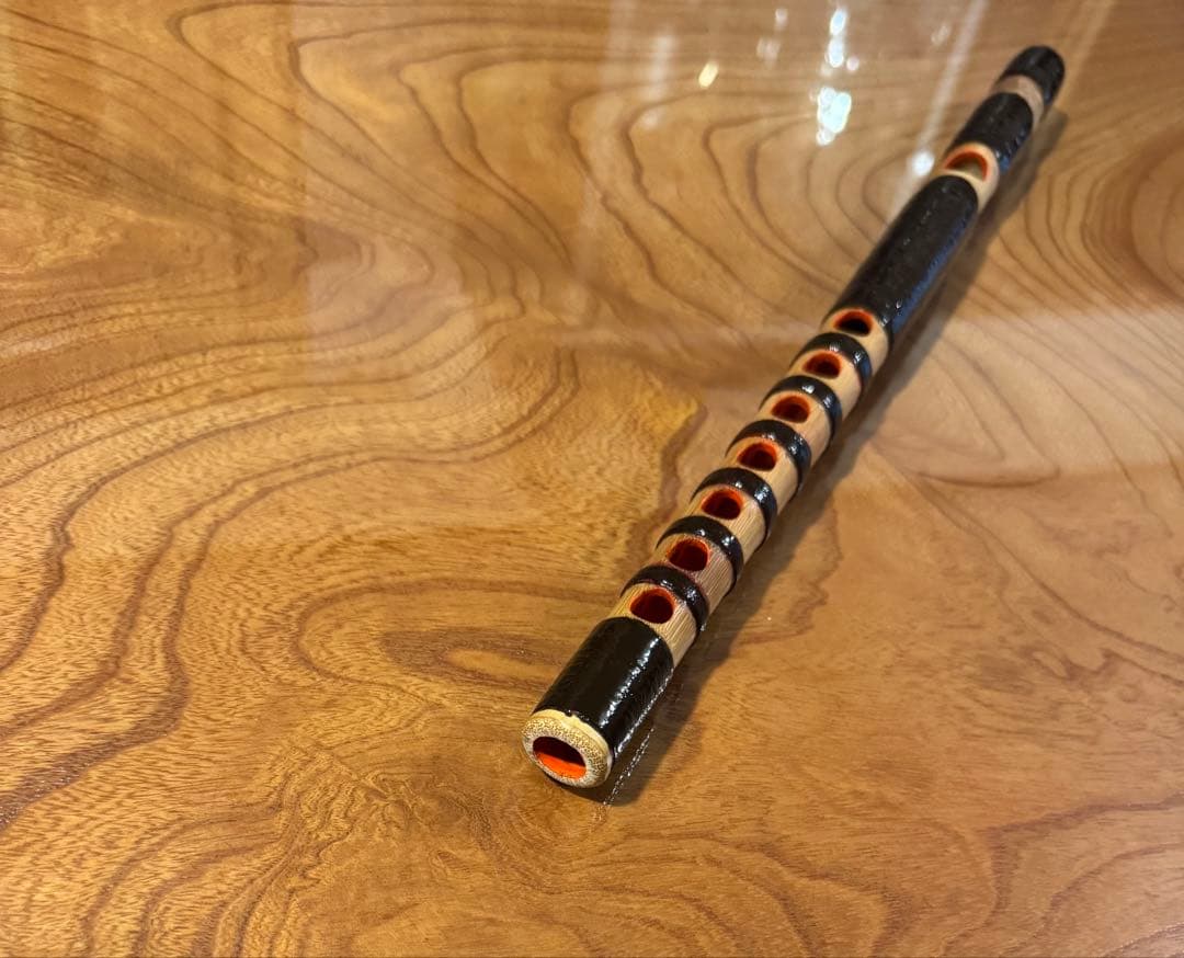 龍笛 竹製 煤竹 和楽器 雅楽 神楽 伝統芸能