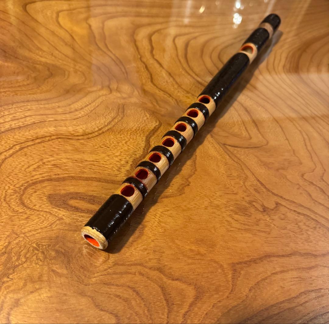 龍笛 竹製 煤竹 和楽器 雅楽 神楽 伝統芸能