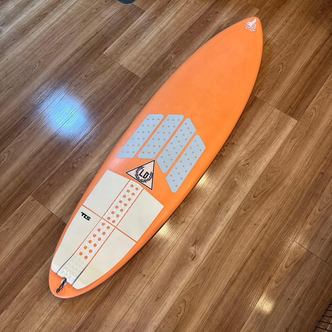 LD SURFBOARD ショートボード 6'3\" ツインフィン