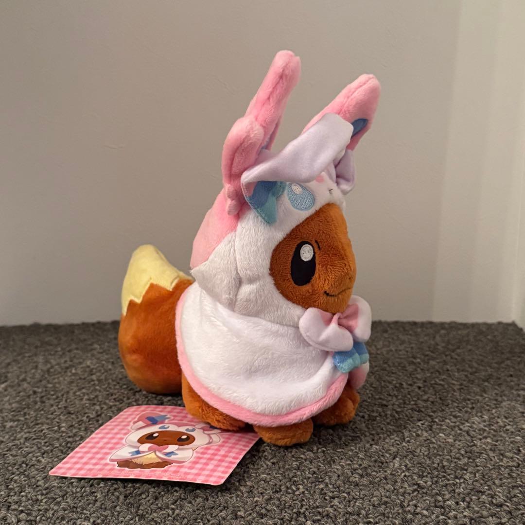 【新品未使用品】ポケモンセンター ポンチョを着たイーブイ ニンフィア