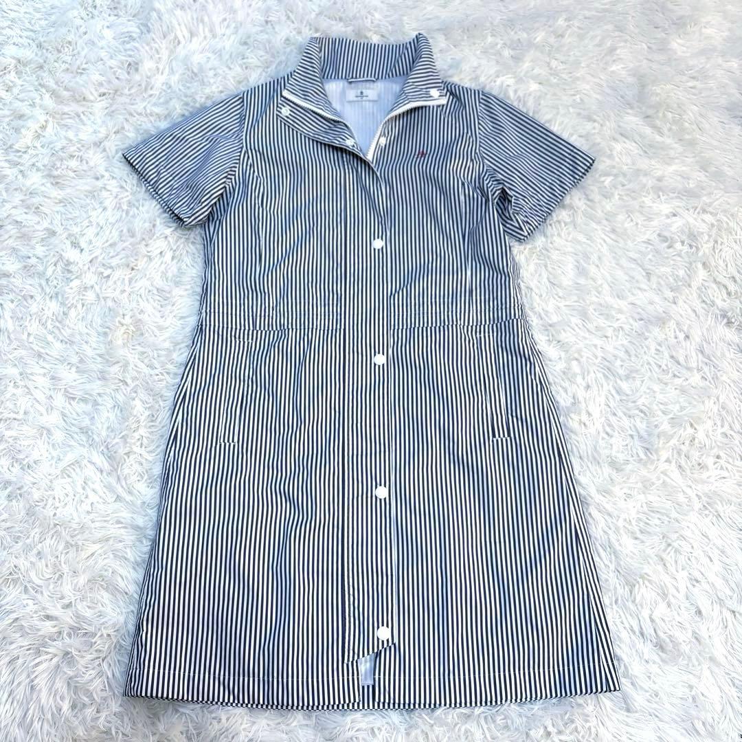 美品マンシングウェアmunsingwearレインワンピース ゴルフスポーツウェア