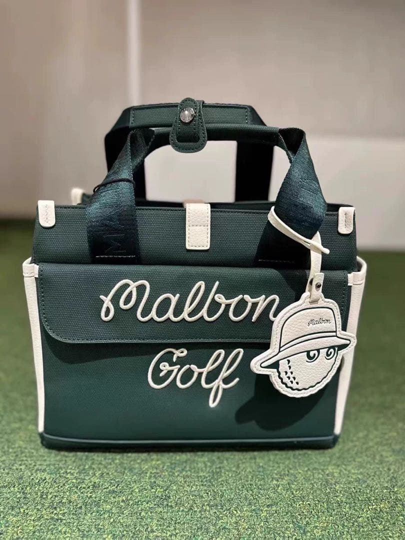 ⭐️ Malbon golf マルボン ゴルフ カートバック グリーン トート緑