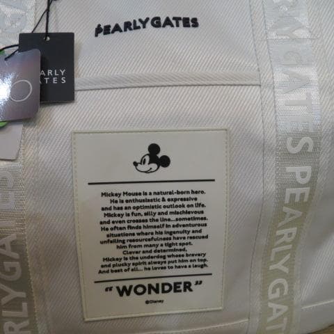 【タグ付未使用】PEARLY GATES ミッキー ゴルフロッカーバッグ トート