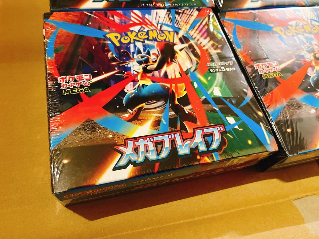 【新品】ポケモンカード　メガブレイブ 4BOX シュリンク付き
