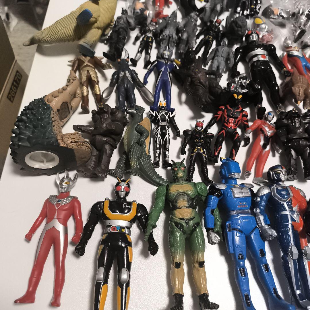ウルトラマン　仮面ライダー　特撮　ソフビ　まとめ売り