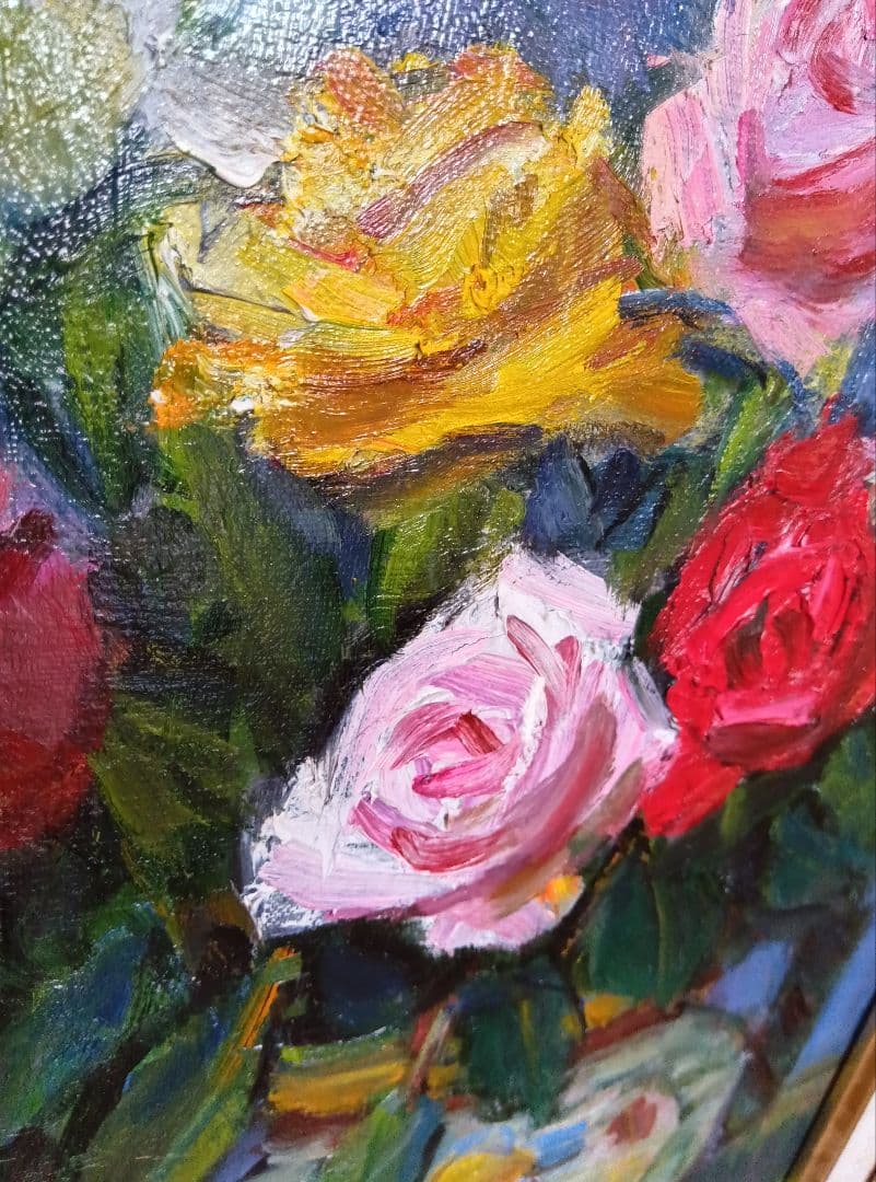 作者不明　油彩画　F４
