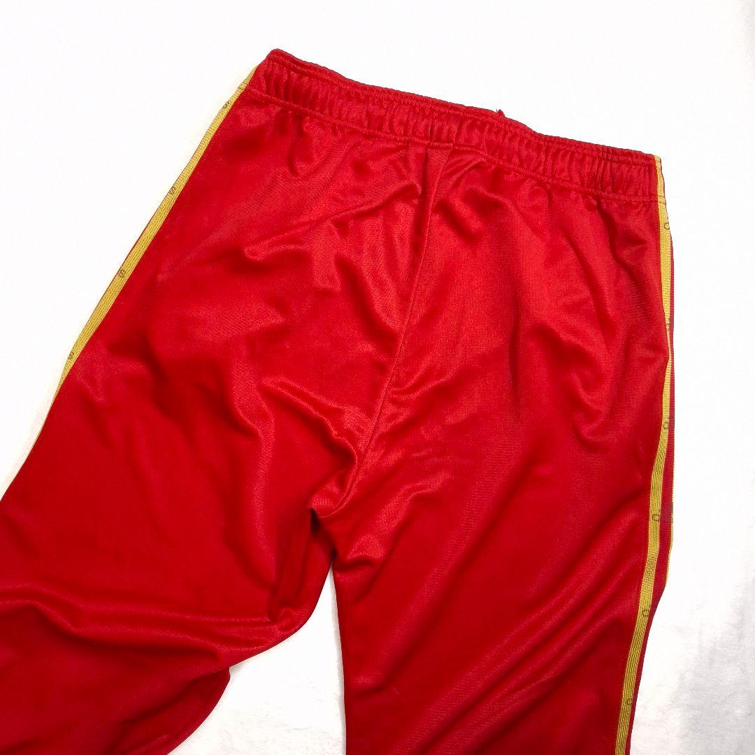 【ビッグサイズ/美品】adidas セットアップ ジャージ 赤×金 2XL