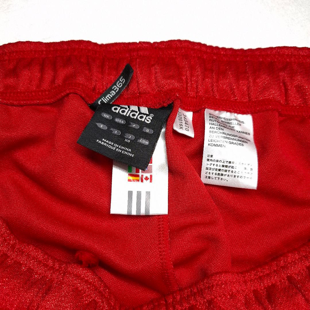 【ビッグサイズ/美品】adidas セットアップ ジャージ 赤×金 2XL