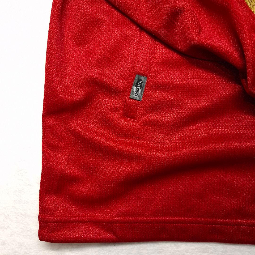 【ビッグサイズ/美品】adidas セットアップ ジャージ 赤×金 2XL