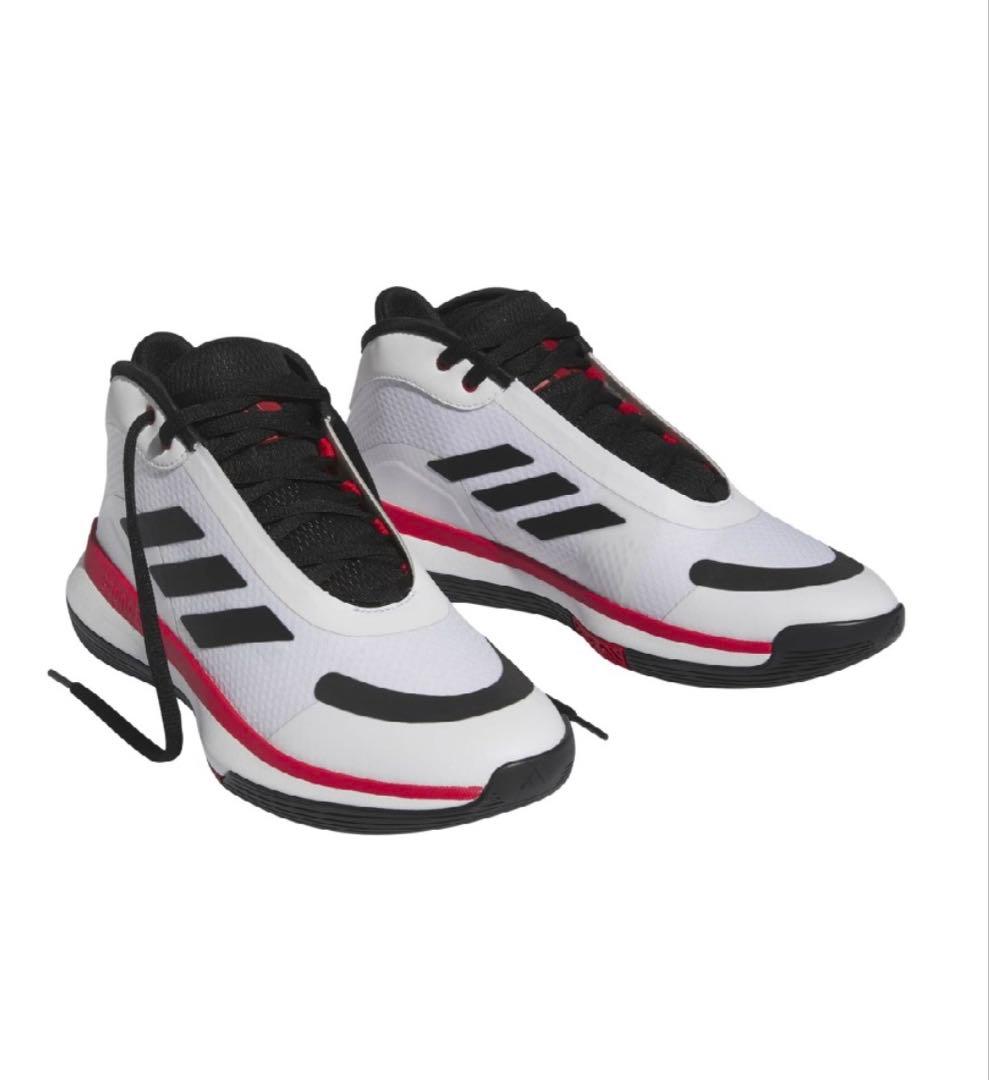 adidas バッシュ　バウンス レジェンズ　バスケ　白　黒　赤　27cm 新品
