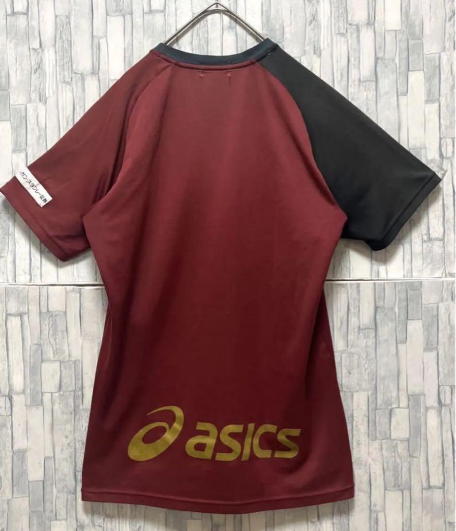 asics ヴィッセル神戸 支給品 練習着 ユニフォーム ゲームシャツ L 刺繍
