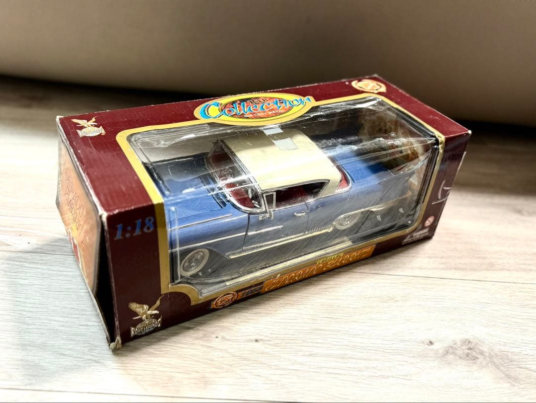 ダイキャストミニカー　1/18 キャデラック　ブルー