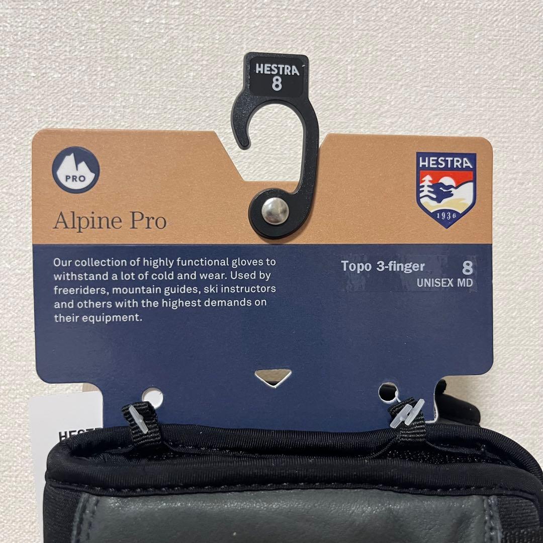 HESTRA へストラ TOPO 3-Finger スキー スノボ グローブ