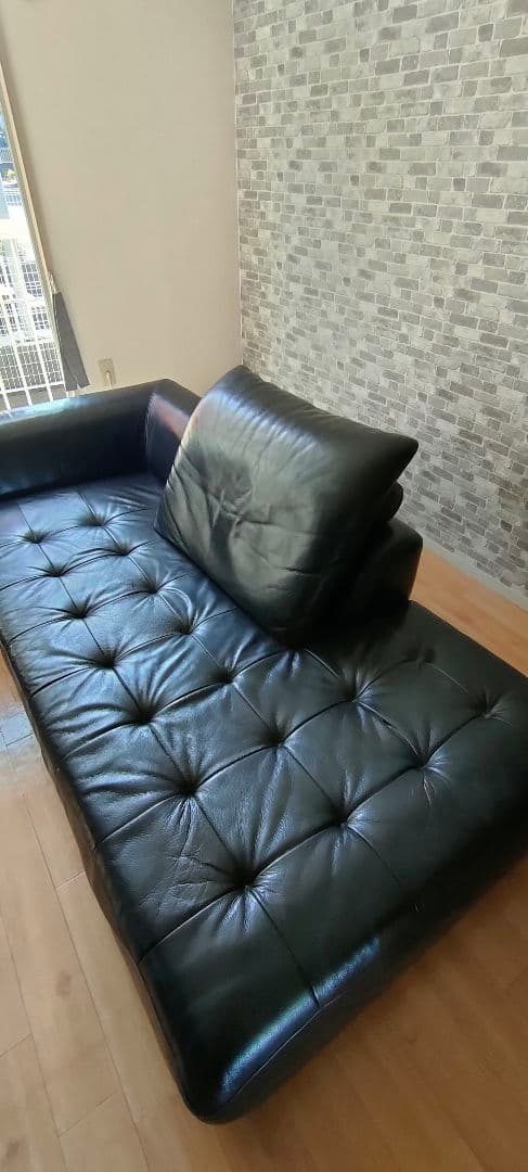 大塚家具 本皮レザー ソファ （引き取りのみ）