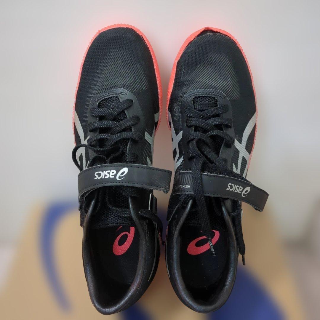 asics高跳び スパイク　黒　27.5cm　ハイジャンププロ