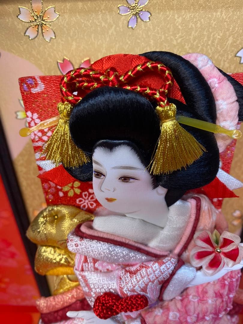 羽子板ガラスケース８号・サイズ間口約２４×奥行約１８×高さ約３９㎝・小さいサイズ