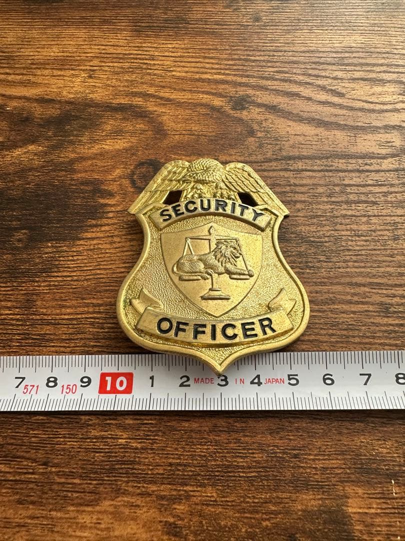 SECURITY OFFICER ポリスバッジ