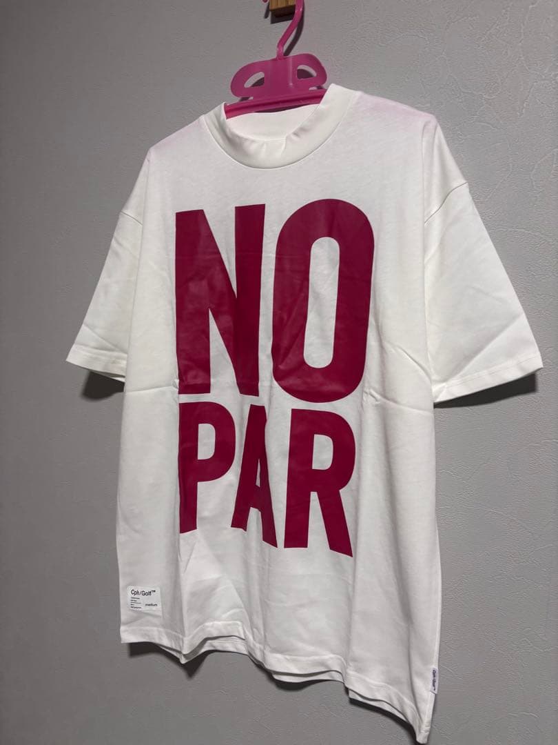 No par ハーフモックネックTシャツ　M