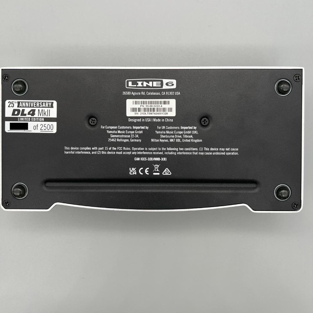【ほぼ新品・限定カラー】LINE 6 DL4 MkII 25周年記念モデル