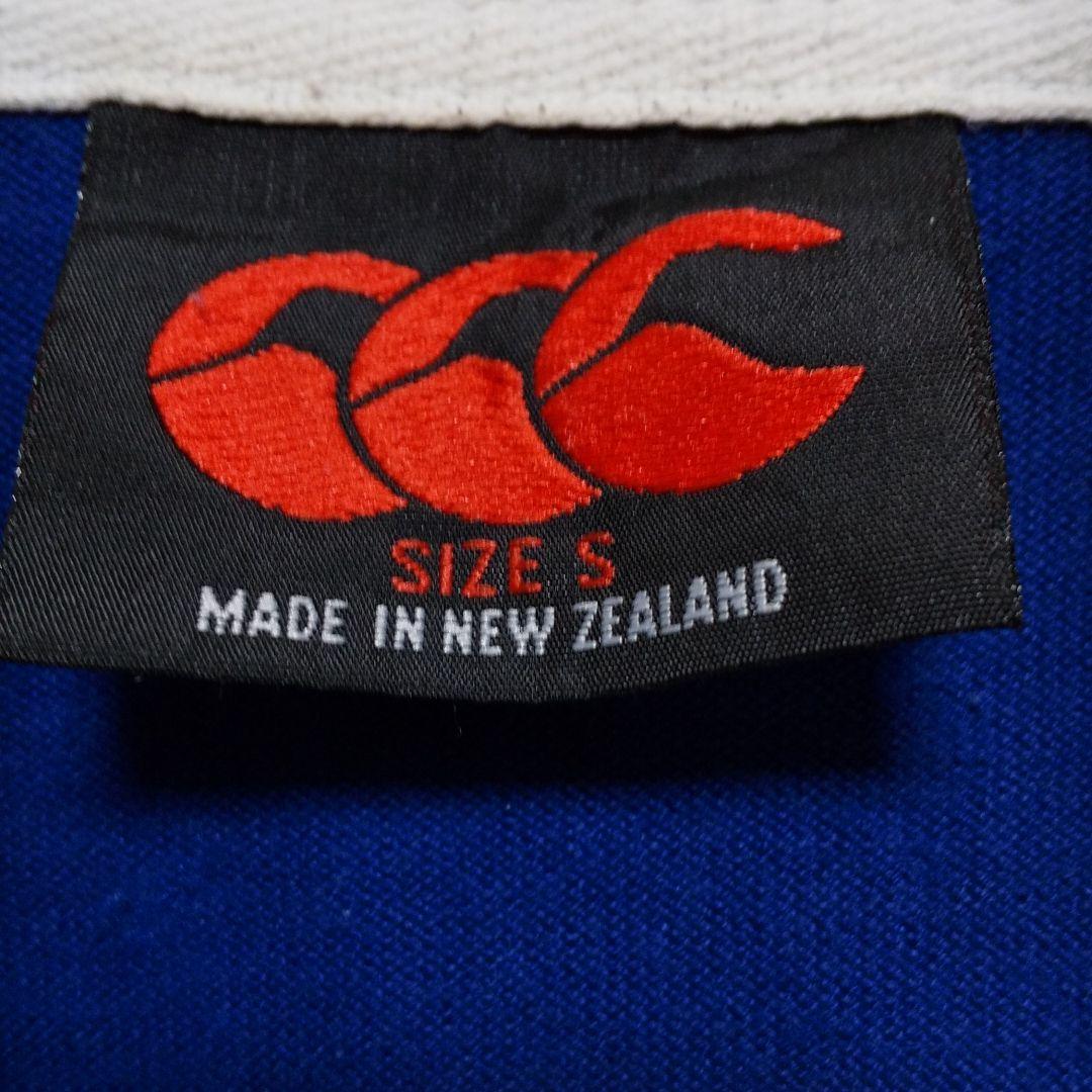 カンタベリー ラグビー ジャージ made in ニュージーランド製「S」美品