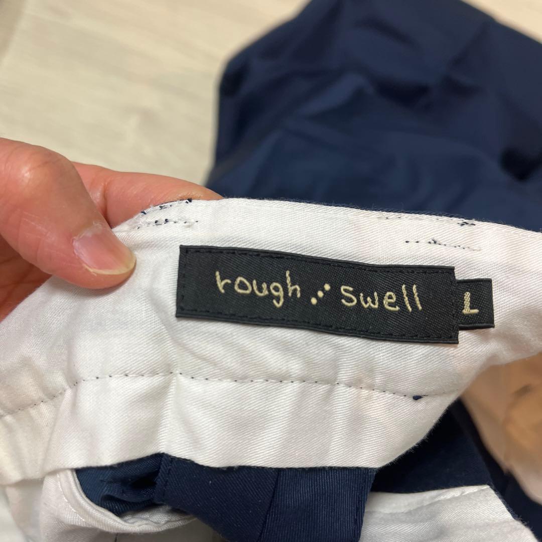 rough and swell パンツ　ゴルフ　紺　新品　未使用　ラフアンド