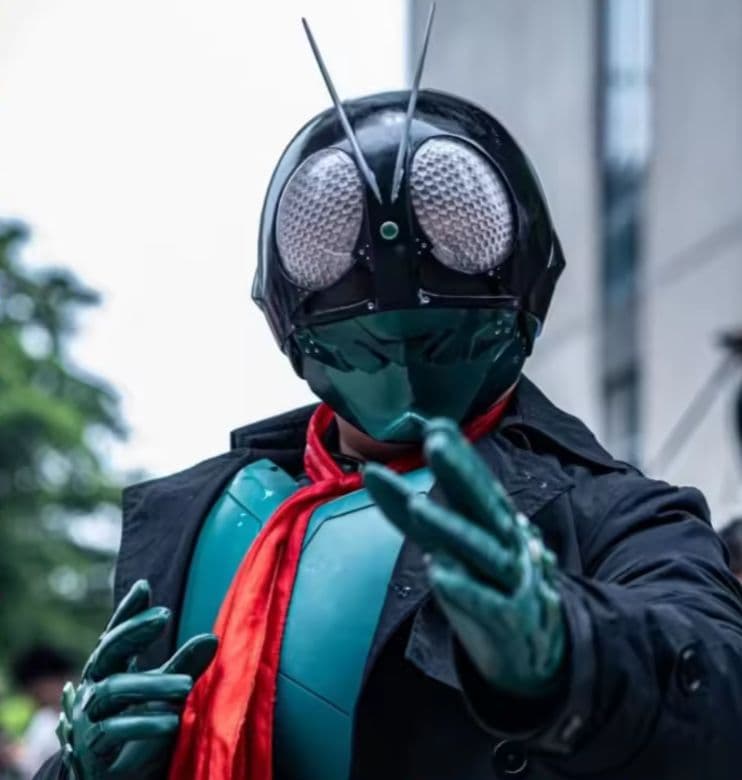 仮面ライダー1号　1/1マスク シン仮面ライダー　特撮 アトラク コスプレ