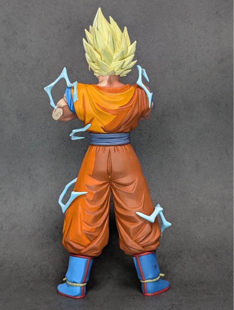 二次元彩色リペイント2Dドラゴンボール超サイヤ人孫悟空フィギュア